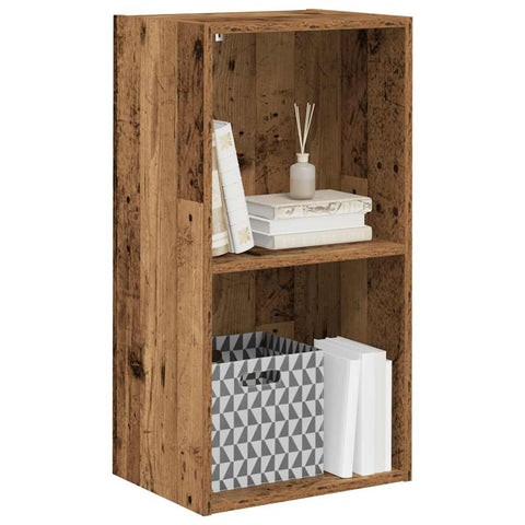 vidaXL Bookcase Old Wood 40x30x77 cm Engineered Wood