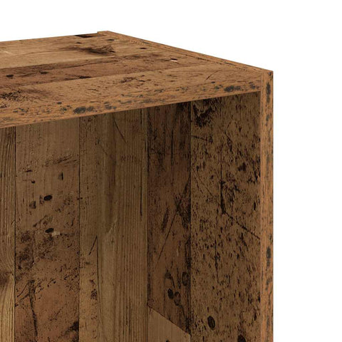 vidaXL Bookcase Old Wood 40x30x77 cm Engineered Wood