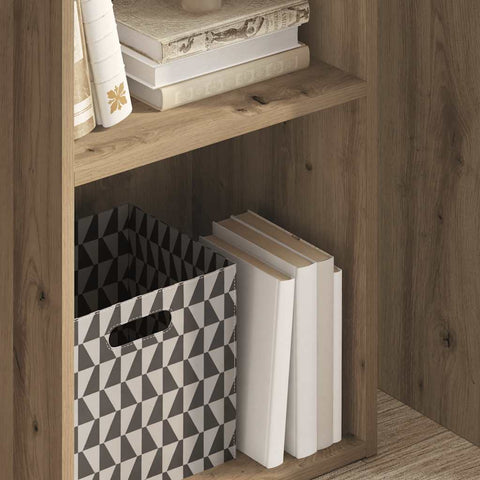 vidaXL Bookcase Artisian Oak 40x30x77 cm Engineered Wood
