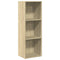 vidaXL Bookcase Sonoma Oak 40x30x114 cm Engineered Wood
