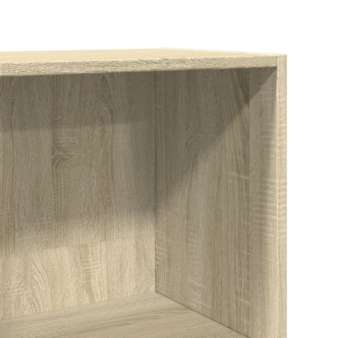 vidaXL Bookcase Sonoma Oak 40x30x114 cm Engineered Wood