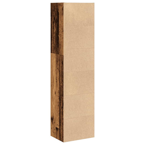 vidaXL Bookcase Old Wood 40x30x152 cm Engineered Wood