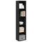 vidaXL Bookcase Black 40x30x189 cm Engineered Wood
