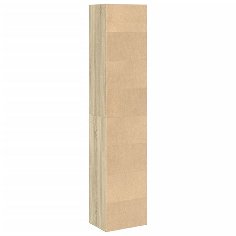 vidaXL Bookcase Sonoma Oak 40x30x189 cm Engineered Wood