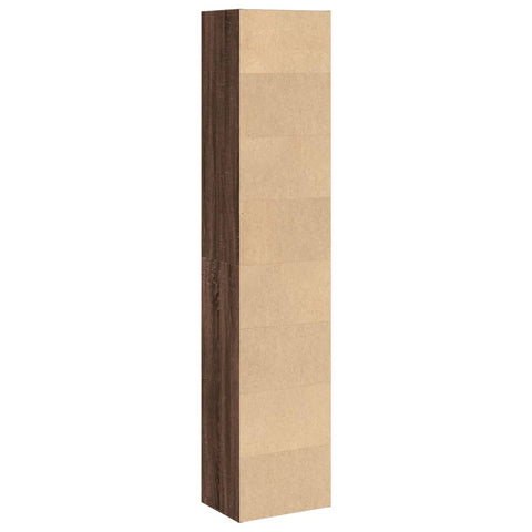 vidaXL Bookcase Brown Oak 40x30x189 cm Engineered Wood