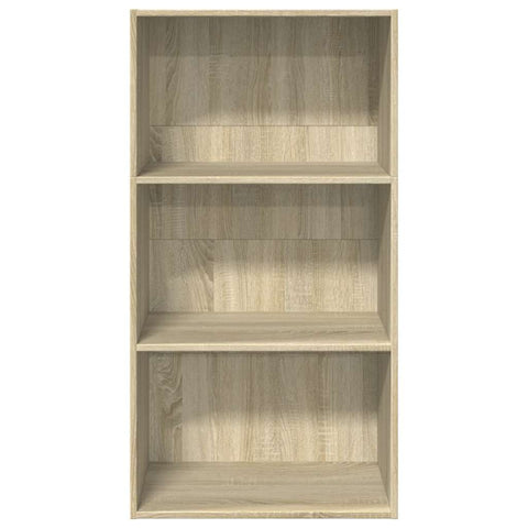 vidaXL Bookcase Sonoma Oak 60x30x114 cm Engineered Wood