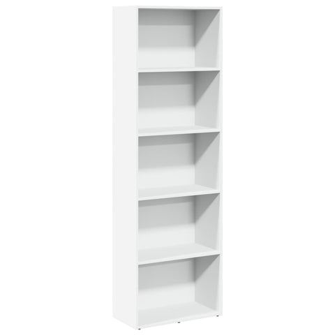 vidaXL Bookcase White 60x30x189 cm Engineered Wood