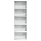 vidaXL Bookcase White 60x30x189 cm Engineered Wood