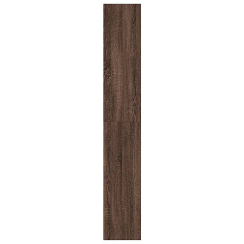vidaXL Bookcase Brown Oak 60x30x189 cm Engineered Wood