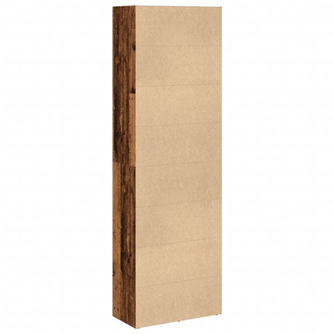 vidaXL Bookcase Old Wood 60x30x189 cm Engineered Wood