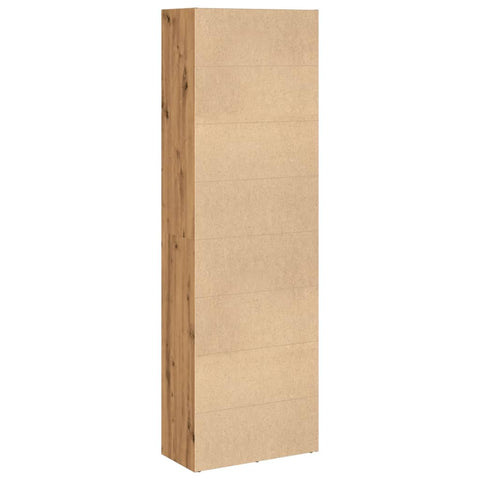 vidaXL Bookcase Artisian Oak 60x30x189 cm Engineered Wood