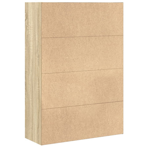 vidaXL Bookcase Sonoma Oak 80x30x114 cm Engineered Wood