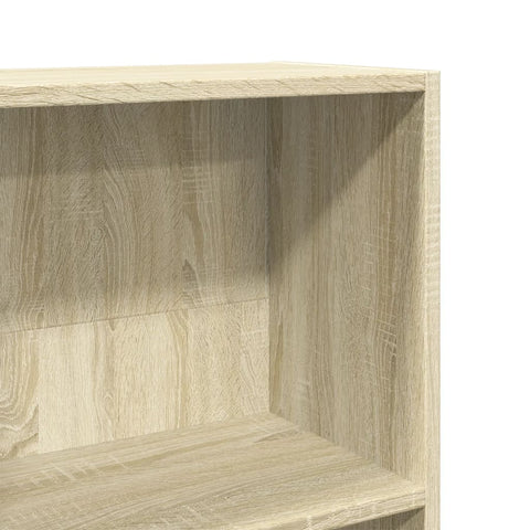 vidaXL Bookcase Sonoma Oak 80x30x114 cm Engineered Wood