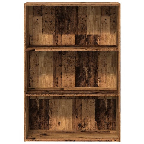 vidaXL Bookcase Old Wood 80x30x114 cm Engineered Wood