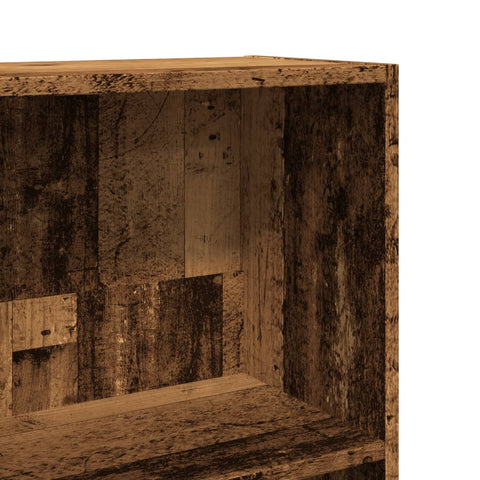vidaXL Bookcase Old Wood 80x30x114 cm Engineered Wood