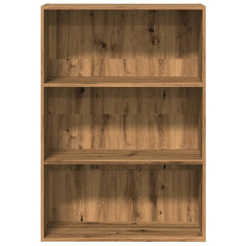 vidaXL Bookcase Artisian Oak 80x30x114 cm Engineered Wood
