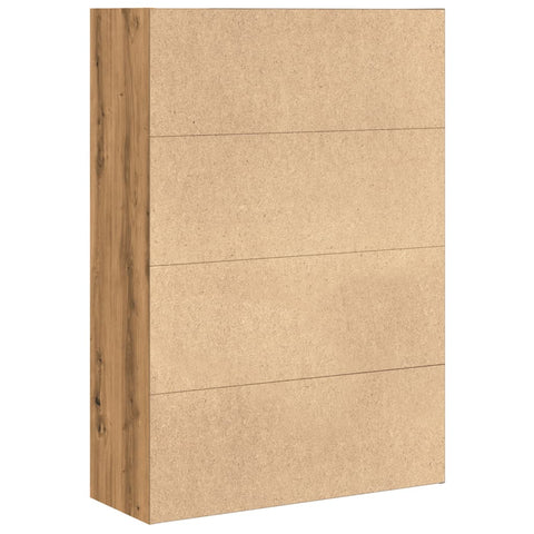 vidaXL Bookcase Artisian Oak 80x30x114 cm Engineered Wood