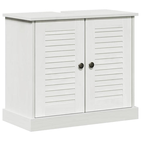 vidaXL Sink Cabinet with Shelf VIGO Antique white 67.5 x 34 x 59 cm