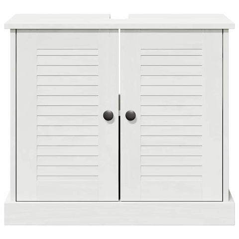 vidaXL Sink Cabinet with Shelf VIGO Antique white 67.5 x 34 x 59 cm