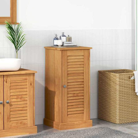 vidaXL Bathroom Cabinet with Shelf VIGO Honey brown 37 x 34 x 80 cm