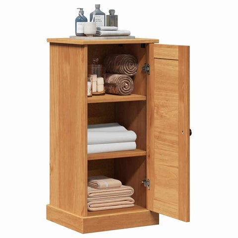 vidaXL Bathroom Cabinet with Shelf VIGO Honey brown 37 x 34 x 80 cm