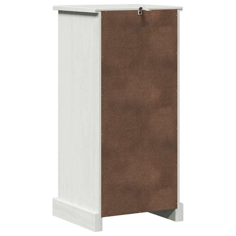 vidaXL Bathroom Cabinet with Shelf VIGO Antique white 37 x 34 x 80 cm