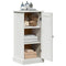 vidaXL Bathroom Cabinet with Shelf VIGO Antique white 37 x 34 x 80 cm