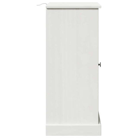 vidaXL Bathroom Cabinet with Shelf VIGO Antique white 37 x 34 x 80 cm