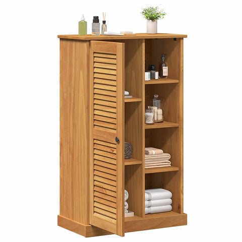 vidaXL Bathroom Cabinet VIGO Honey brown 67.5 x 34 x 110 cm