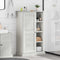 vidaXL Bathroom Cabinet VIGO White 67.5 x 34 x 110 cm Solid pine wood