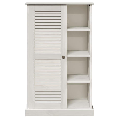vidaXL Bathroom Cabinet VIGO White 67.5 x 34 x 110 cm Solid pine wood