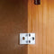 vidaXL Toilet Cabinet with Shelf VIGO Honey brown 60 x 27 x 161 cm
