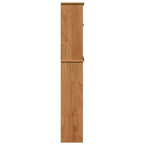 vidaXL Toilet Cabinet with Shelf VIGO Honey brown 60 x 27 x 161 cm