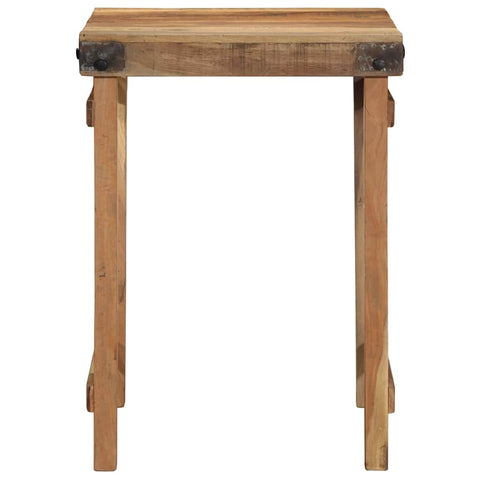 vidaXL Dining Table Brown 60 x 55 x 76 cm Solid reclaimed wood