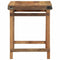 vidaXL Dining Table Brown 60 x 55 x 76 cm Solid reclaimed wood