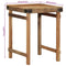 vidaXL Dining Table Brown 60 x 55 x 76 cm Solid reclaimed wood