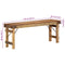 vidaXL Benches Brown Solid wood