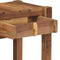 vidaXL Console Table Brown 107 x 33 x 76 cm Solid Reclaim wood