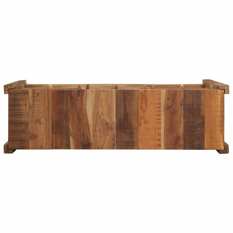 vidaXL Console Table Brown 107 x 33 x 76 cm Solid Reclaim wood