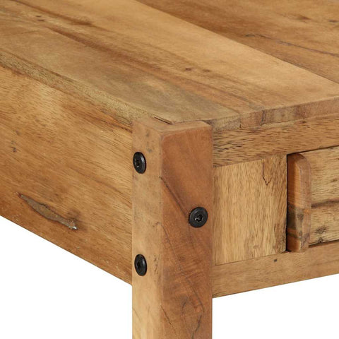 vidaXL Coffee Table Brown 110 x 55 x 35 cm Solid Reclaim wood