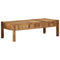 vidaXL Coffee Table Brown 110 x 55 x 35 cm Solid Reclaim wood