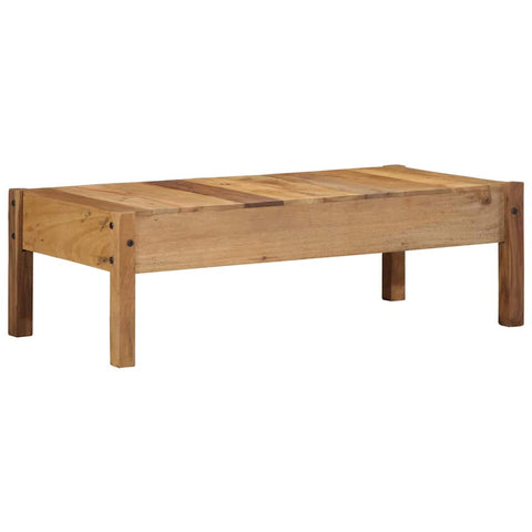 vidaXL Coffee Table Brown 110 x 55 x 35 cm Solid Reclaim wood