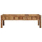 vidaXL Coffee Table Brown 110 x 55 x 35 cm Solid Reclaim wood
