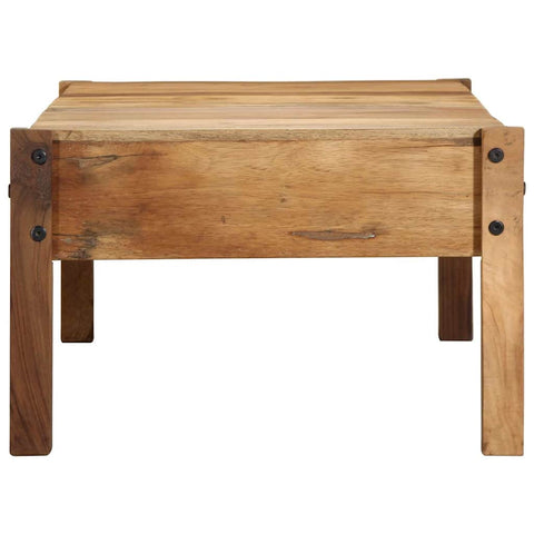 vidaXL Coffee Table Brown 110 x 55 x 35 cm Solid Reclaim wood