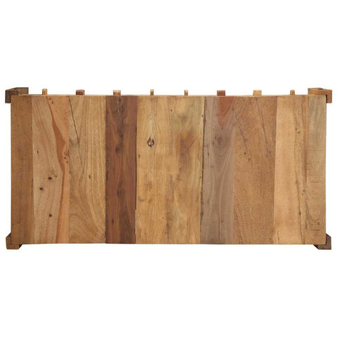 vidaXL Coffee Table Brown 110 x 55 x 35 cm Solid Reclaim wood
