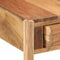 vidaXL Side Table with Drawer Brown 43 x 32 x 46 cm Solid Reclaim wood
