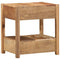 vidaXL Side Table with Drawer Brown 43 x 32 x 46 cm Solid Reclaim wood