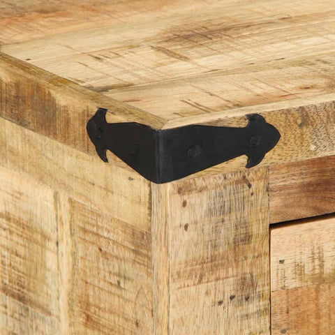 vidaXL Bench Brown 110 x 35 x 50 cm Solid Mango Wood