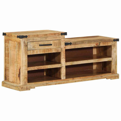 vidaXL Bench Brown 110 x 35 x 50 cm Solid Mango Wood