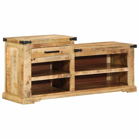 vidaXL Bench Brown 110 x 35 x 50 cm Solid Mango Wood